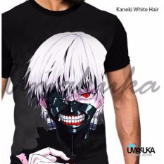 KAOS BAJU DISTRO ANIME FULLPRINT PREMIUM KENEKI WHITE HAIR