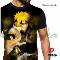 KAOS BAJU DISTRO ANIME FULLPRINT PREMIUM NARUTO MINATO KUNAI