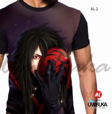 KAOS BAJU DISTRO ANIME NARUTO FULLPRINT PREMIUM MADARA MASK