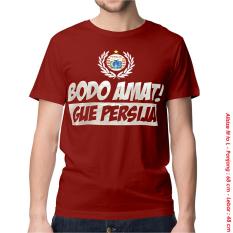 KAOS BAJU DISTRO BOLA INDONESIA PERSIJA BODO AMAT RED