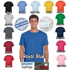 Kaos Baju Gildan Softstyle Colour 63000 warna PROMO!!!
