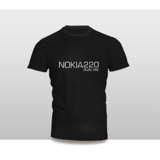 Kaos Baju Pakaian GADGET HANDPHONE NOKIA 220 Dual SIM FONT
