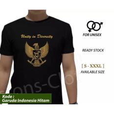 Kaos Baju T Shirt Unity In Diversity Distro Pria Cowok Bhineka Bhinneka Tunggal Ika Garuda Pancasila Persatuan Indonesia Hitam
