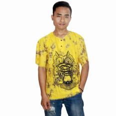 Kaos Bali Batik, Kaos Santai, Baju Tidur, Atasan Pria (KPT001) Batik Alhadi