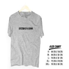 Kaos band metal system of a down cotton combed 30s