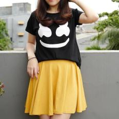 Kaos cewek / Tshirt / Tumblr Tee Murah motif Marshmellow B Berkualitas