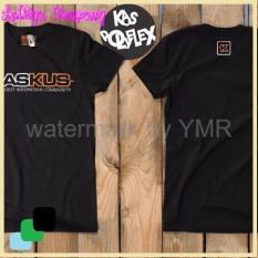 Kaos Cotton Distro TSHIRT KASKUS WARNA HITAM POLYFLEX Klik Beli