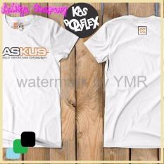 Kaos Cotton Distro TSHIRT KASKUS WARNA PUTIH POLYFLEX One