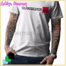 Kaos Cotton Distro TSHIRT QUIKSILVER WARNA PUTIHREN POLYFLEX Oke Punya