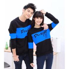 Agen Baju Couple Online - Kaos Kapel Murah - Pasangan ( Coupel / Copel / Capel / Kembaran ) Lp Pusple Kombinasi Navy