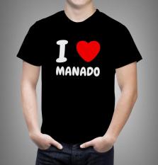 Kaos Cowok I LOVE Manado Big Size Uk XL - 4XL ( 23 Warna )