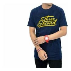 Kaos Distro 3SECOND - T-Shirt BLACK premium 2diclothing
