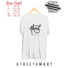 Kaos distro band payung teduh akad putih combed 30 s