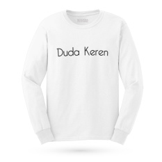 Kaos Distro DUREN - DUDA KEREN T-Shirt Panjang - White