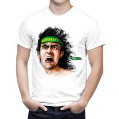 Kaos Distro kaos 3d kaos pria Bonek Art - Putih