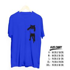 Kaos distro kucing cotton combed 30s premium quality