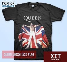 Kaos Distro Musik Queen Union Jack Flag