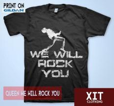 Kaos Distro Musik Queen We Will Rock You