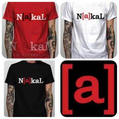 Kaos Distro Nakal (Black-White-Red) - Mb1rlw