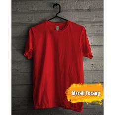 Kaos Distro Oneck Polos Cotton Combed 20s