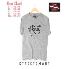 Kaos distro payung teduh akad cotton combed 30s abu misty
