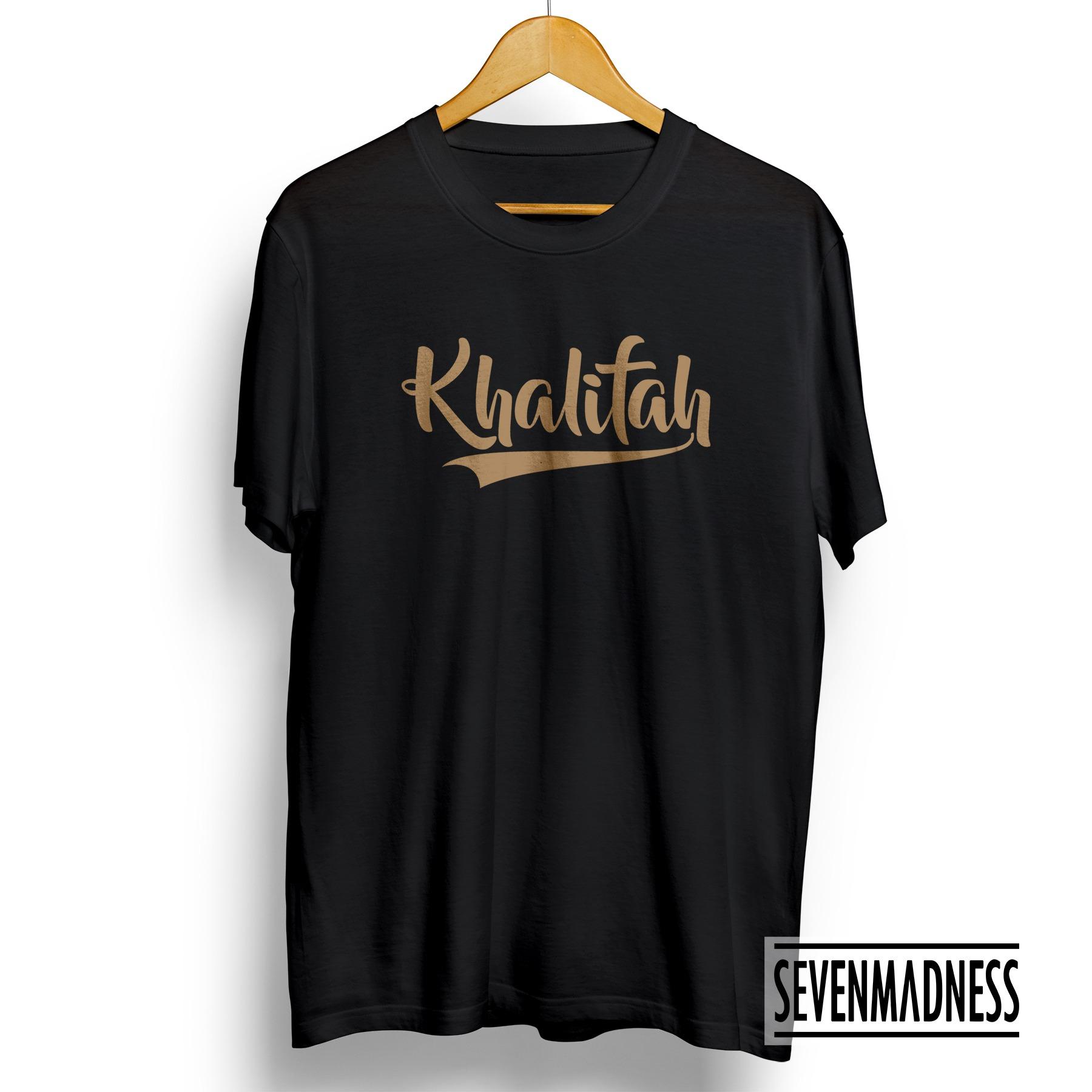 Kaos Distro Pria / Wanita Dakwah Islam Muslim - Khalifah