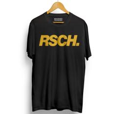 Kaos Distro RSCH T-Shirt Black Premium