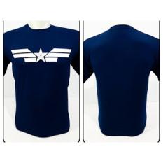 Kaos Distro T-Shirt Distro Fashion 100% Soft Spandex Krayon Kaos Pria Kaos Fashion Baju Distro T - Shirt Gambar kofi Kartun Marvel Sablon Plastisol Atasan Pria Wanita Katun Simple Keren Cowo Cewe Pakaian Distro - Kaos Hitam - biru dongker.