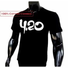 Kaos Distro T-Shirt Fashion 100% Soft Cotton Combed 30s Pria Wanita Cewe Cowo Baju TShirt 3D Kekinian Jaman Now Terbaru Model Baru Animasi Seni Kata Tulisan VR46 Balap 420 4.20 Janda Gaul Bandung Merek Atasan Pakaian