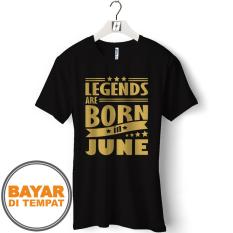 Kaos Distro T-Shirt Pria BULAN LAHIR JUNI - GCP66