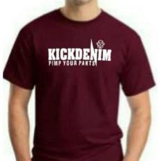 Kaos Distro Tshirt Kick Denim T Shirt Baju Pria Kickdenim Trendy - Kaosdistro
