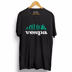 Kaos Distro VESPA PURBA T-Shirt - Black