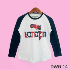 Kaos Distro Wanita Dewasa Lengan Panjang Motif London – DWG14