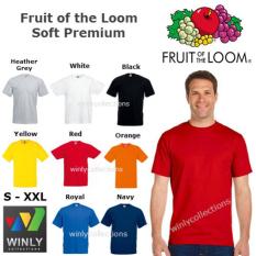 Kaos FOTL Fruit Of The Loom Soft Premium Import ORIGINAL
