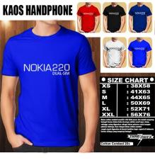 Kaos Gadget HP Distro Baju T-Shirt Handphone Handphone NOKIA 220 Dual SIM