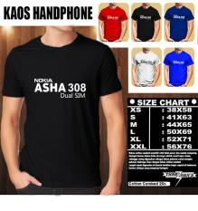 Kaos Gadget HP Distro Baju T-Shirt Handphone Handphone NOKIA ASHA 308