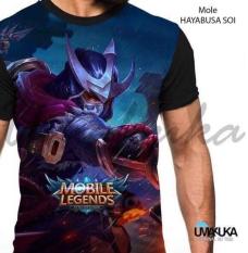 kaos game mobile legend mole hayabusa soi 3d umakuka fullprint