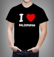 Kaos I LOVE Balikpapan Big Size Uk XL - 4XL ( 23 Warna )