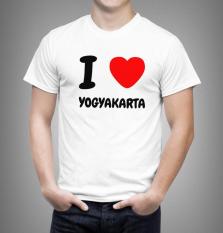 Kaos I LOVE Yogyakarta Uk Bayi - Dewasa 0 - L ( 23 Warna )
