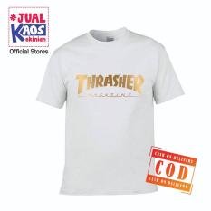 Kaos JP Jual Kaos Jualkaos murah / Terlaris / Premium / tshirt / katun import / lelinian / terkini / keluarga / pasangan / pria / wanita / couple / family / anak / surabaya / Thrasher / GOLD
