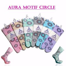 Kaos Kaki Jempol Motif Circle ( 6 Pasang )