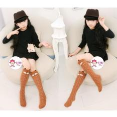 YooBerry Kaos Kaki Panjang Selutut Anak 3-13 Tahun Coffee Fox