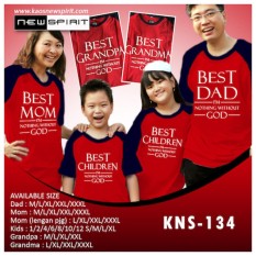 Kaos Keluarga Besar 3 generasi (baju anak sampai big size)