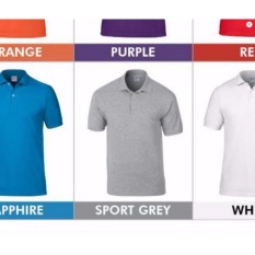 Kaos Kerah Polo Shirt Berkerah Polos Pria