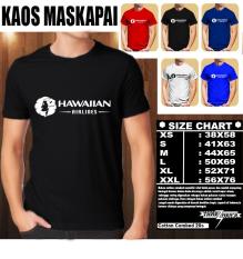 Kaos Logo Maskapai Baju Distro T-Shirt Pesawat HAWAIIAN AIRLINES LOGO HORIZONTAL