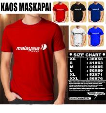 Kaos Logo Maskapai Baju Distro T-Shirt Pesawat MALAYSIA AIRLINES