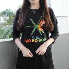 Acc Global / Kaos / Kaos Lengan Panjang / Kaos Wanita BOBOKOP BLACK