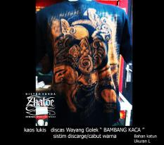 Kaos Lukis Wayang Bambang Kaca