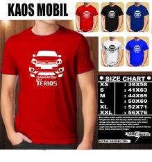 KAOS MOBIL Distro Baju T-Shirt Otomotif DAIHATSU NEW TERIOS SILUET TAMPAK DEPAN