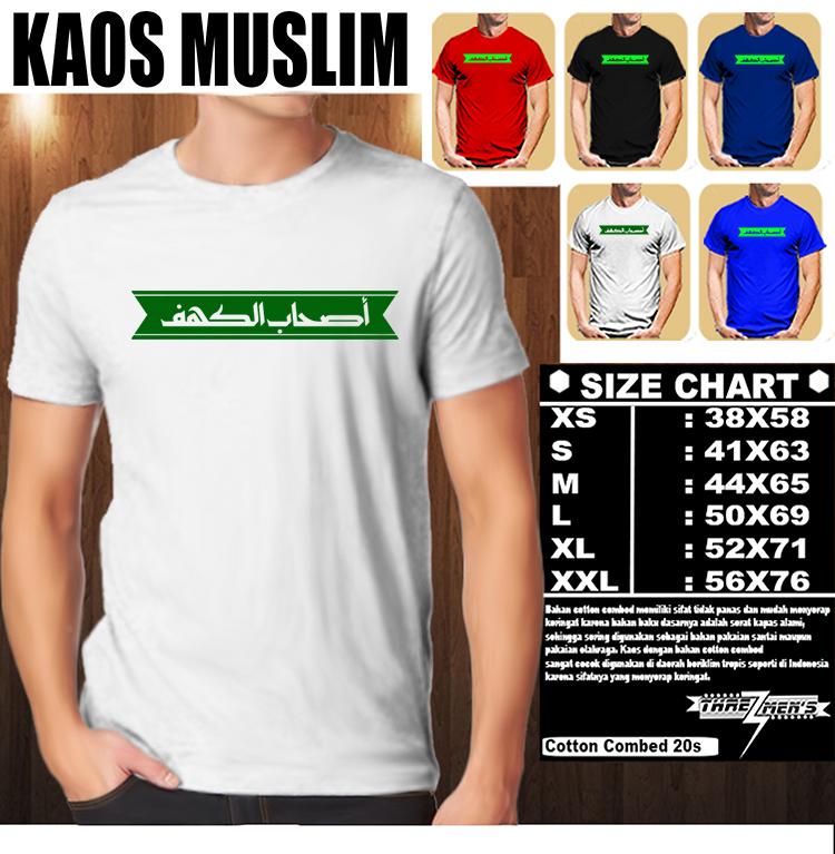 kaos muslim dakwah ASHABUL KAHFIE ARAB